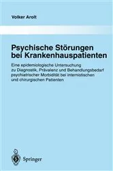 Book cover of Psychische Störungen bei Krankenhauspatienten by Volker Arolt
