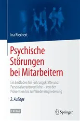 Book cover of Psychische Störungen bei Mitarbeitern (2nd ed.) by Ina Riechert