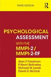 Book cover of Psychological Assessment with the MMPI-2 / MMPI-2-RF (3rd ed.) by Alan F. Friedman