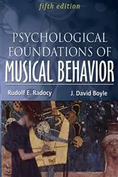 Book cover of Psychological Foundation of Musical Behavior (5th ed.) by Rudolf E. Radocy