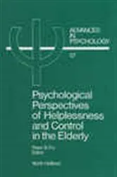 Book cover of Psychological Perspectives of Helplessness and Control in the Elderly by P.S. Fry