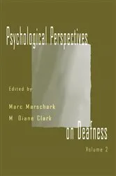 Book cover of Psychological Perspectives on Deafness by Marc Marschark