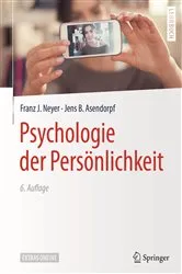 Book cover of Psychologie der Persönlichkeit (6th ed.) by Franz J. Neyer