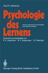Book cover of Psychologie des Lernens (2nd ed.) by Guy R. Lefrancois