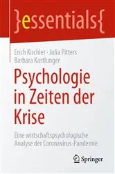 Book cover of Psychologie in Zeiten der Krise by Erich Kirchler