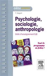 Book cover of Psychologie, sociologie, anthropologie by Fanny Dargent