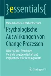 Book cover of Psychologische Auswirkungen von Change Prozessen by Miriam Landes