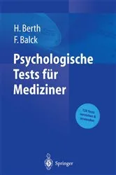 Book cover of Psychologische Tests für Mediziner by Hendrik Berth