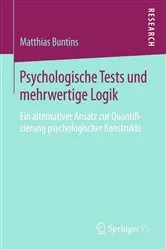 Book cover of Psychologische Tests und mehrwertige Logik by Matthias Buntins