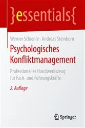 Book cover of Psychologisches Konfliktmanagement (2nd ed.) by Werner Schienle