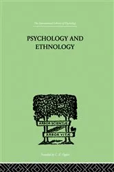 Book cover of Psychology and Ethnology by W H R Rivers