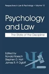 Book cover of Psychology and Law by Ronald Roesch