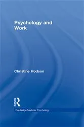 Book cover of Psychology and Work by Christine Hodson