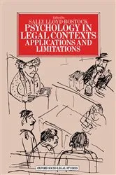 Book cover of Psychology in Legal Contexts by Sally M.Lloyd- Bostock