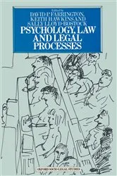 Book cover of Psychology, Law and Legal Processes by D.P. Farrington