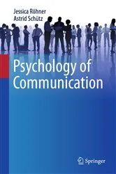 Book cover of Psychology of Communication by Jessica Röhner