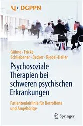 Book cover of Psychosoziale Therapien bei schweren psychischen Erkrankungen by Uta Gühne