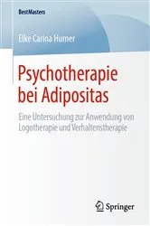 Book cover of Psychotherapie bei Adipositas by Elke Carina Humer