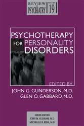 Book cover of Psychotherapy for Personality Disorders by John G. Gunderson