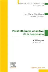 Book cover of Psychothérapie cognitive de la dépression (4th ed.) by Unknown