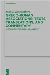 Book cover of Ptolemaic and Early Roman Egypt by John S. Kloppenborg