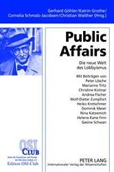 Book cover of Public Affairs by Gerhard Göhler
