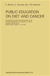 Book cover of Public Education on Diet and Cancer by E. Benito