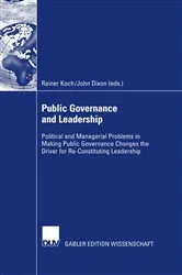 Book cover of Public Governance and Leadership by Rainer Koch