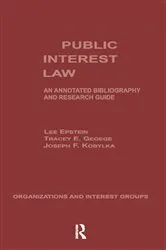 Book cover of Public Interest Law by Lee Epstein