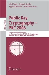 Book cover of Public Key Cryptography - PKC 2006 by Moti Yung