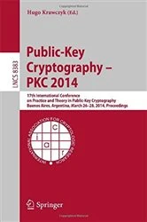 Book cover of Public-Key Cryptography -- PKC 2014 by Hugo Krawczyk