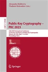 Book cover of Public-Key Cryptography – PKC 2023 by Alexandra Boldyreva