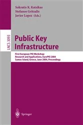 Book cover of Public Key Infrastructure by Sokratis K. Katsikas