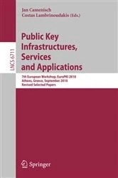Book cover of Public Key Infrastructures, Services and Applications by Jan Camenisch