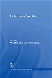 Book cover of Public Law in East Asia by AlbertH.Y. Chen