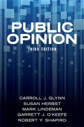 Book cover of Public Opinion (3rd ed.) by Carroll J. Glynn