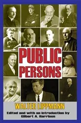 Book cover of Public Persons by Walter Lippmann