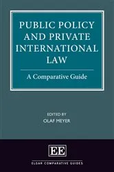 Book cover of Public Policy and Private International Law by Olaf Meyer