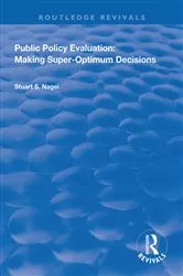 Book cover of Public Policy Evaluation by Stuart S. Nagel