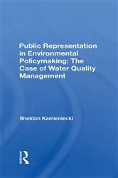 Book cover of Public Representation In Environmental Policymaking by Sheldon Kamieniecki