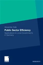 Book cover of Public Sector Efficiency by Alexander Kalb
