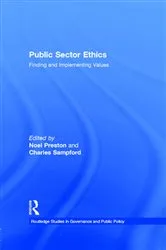 Book cover of Public Sector Ethics by Noel Preston