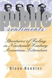 Book cover of Public Sentiments by Glenn Hendler