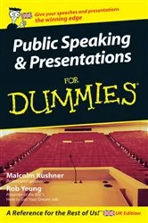 Book cover of Public Speaking and Presentations for Dummies, UK Edition by Unknown