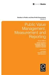 Book cover of Public Value Management, Measurement and Reporting by James Guthrie
