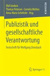 Book cover of Publizistik und gesellschaftliche Verantwortung by Olaf Jandura