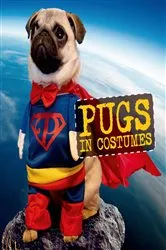 Book cover of Pugs in Costumes by Virginia Woof
