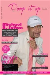 Book cover of Pump it up Magazine - Michael B. Sutton Gold & Platinum Music Producer & Artist Who Reminds us of The Motown Greats! by Sutton, Anissa, Boudjaoui
