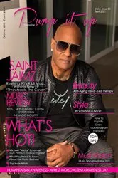 Book cover of Pump it up Magazine - Rising RnB Icon Saint Jaimz by Anissa Boudjaoui