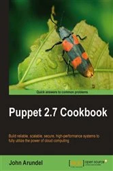 Book cover of Puppet 2.7 Cookbook by John Arundel